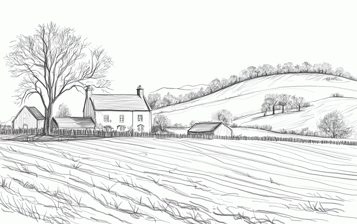 The Farmhouse (illustration)